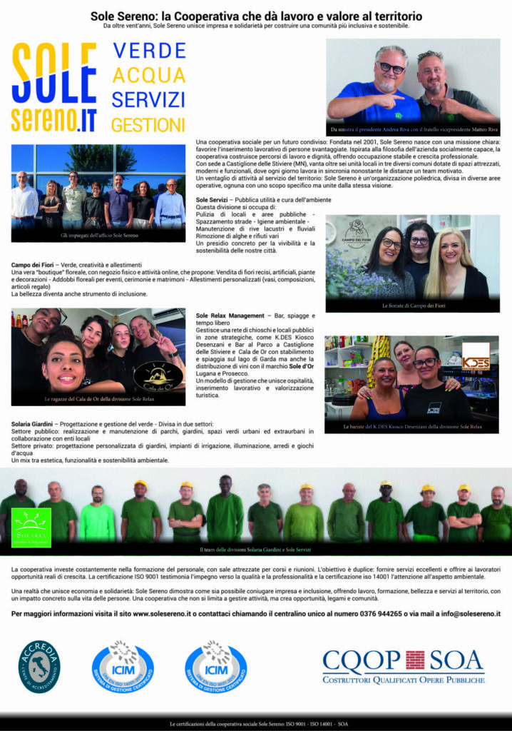 Sole Sereno - la Cooperativa di Castiglione delle Stiviere (MN)